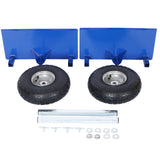 600lb Panel Dolly 10in Pneumatic Wheels Blue - Fab Heavy Parts