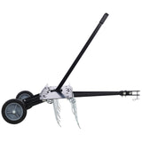40-Inch Lawn Sweeper Tow Behind Dethatcher--Black