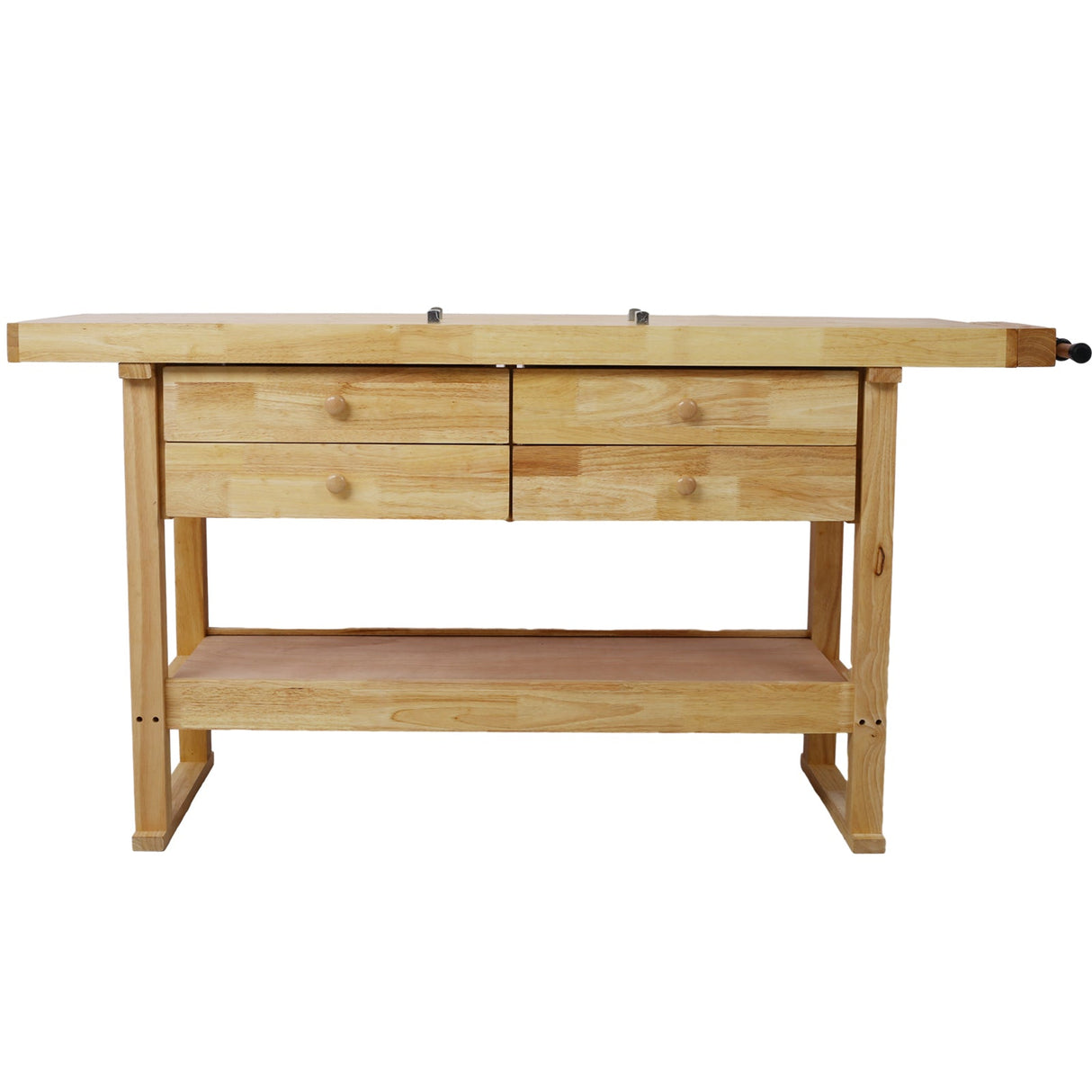 60inch Workbench with 4 Drawers Wooden Workbench for Garage Workshop and Home - Fab Heavy Parts