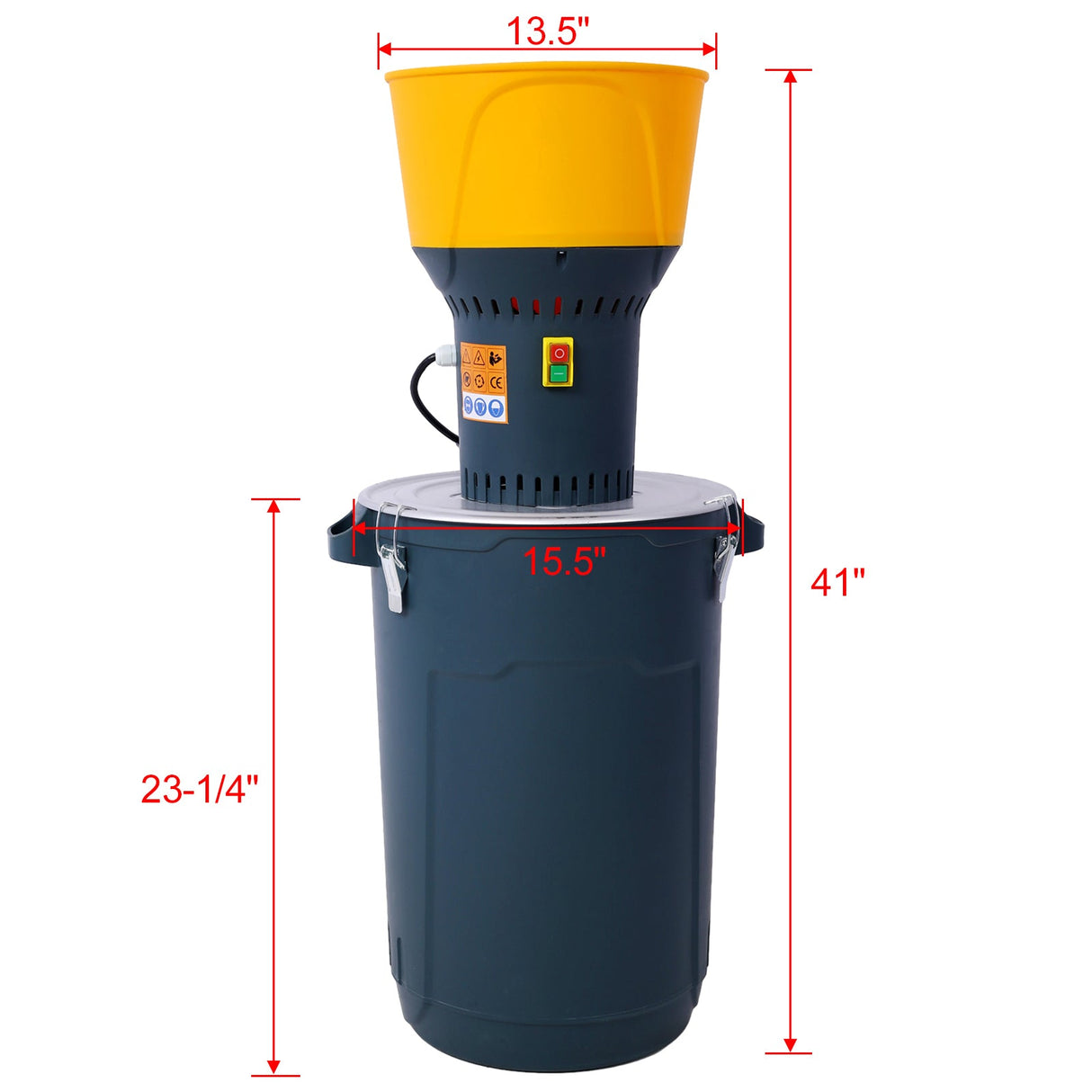 60L Grain Mill Grinder Electric Corn Grinder with 5 Grinder Sieves + 1 Wrench - Fab Heavy Parts