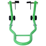 Motorcycle Stand 1000LB Sport Bike Front and Rear Wheel Lift Swingarm Paddock U--Green