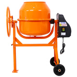 Cement Mixer 5 Cu. Ft Electric Concrete Machine 650W AC Motor Portable Power