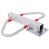 Bollard Pole Barrier with Lock--Gray