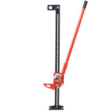 High Lift Farm Jack 48" 7000 lbs Capacity Ratcheting Off Road Heavy-Duty--Red