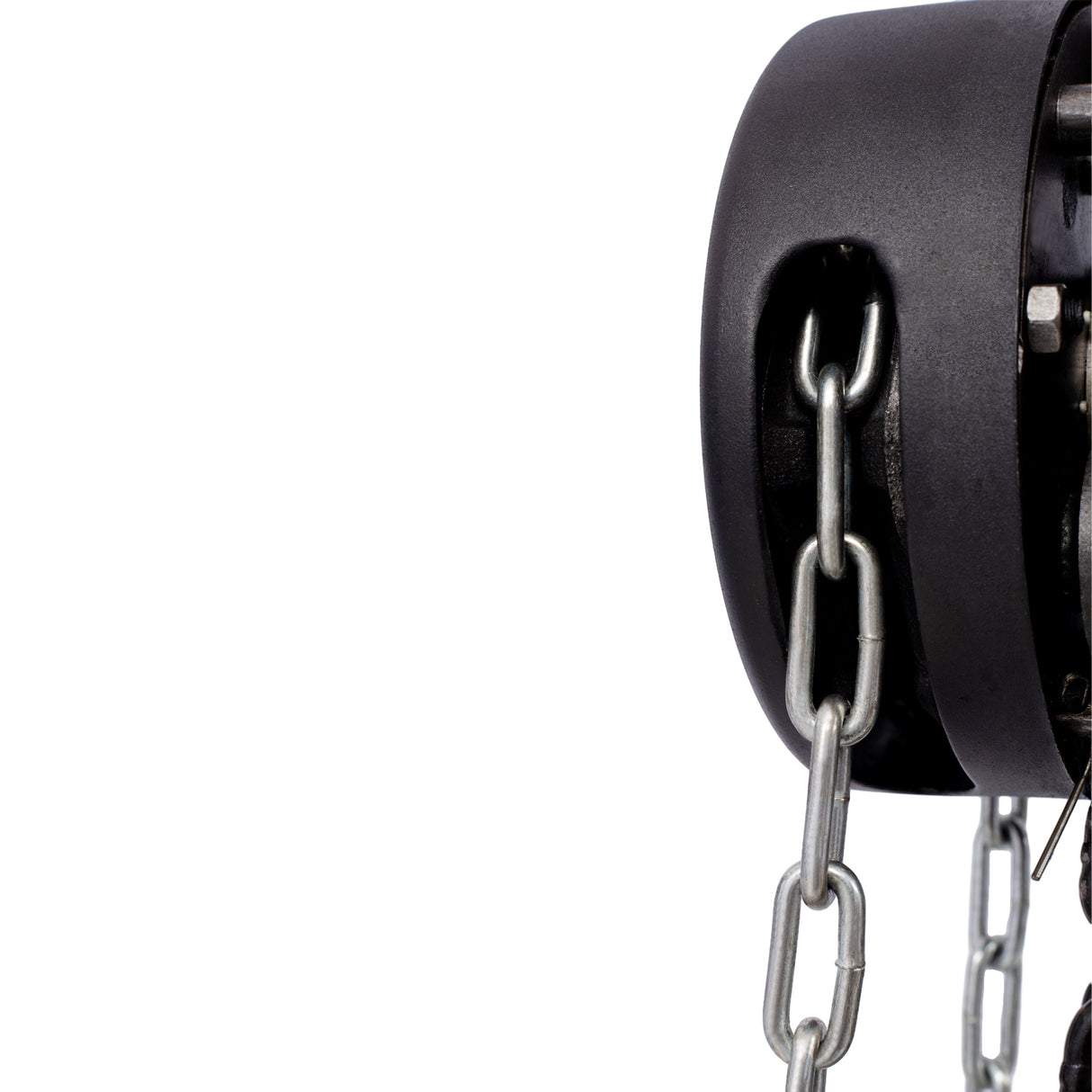 Chain Hoist 2200lbs 1T Capacity 10ft with 2 Heavy Duty Hooks Manual Steel Construction--Black
