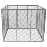 Large Outdoor Compost Bin 172 Gallon Metal Wire Mesh Composter Rust-Proof Coating Square Garden Compost Bin