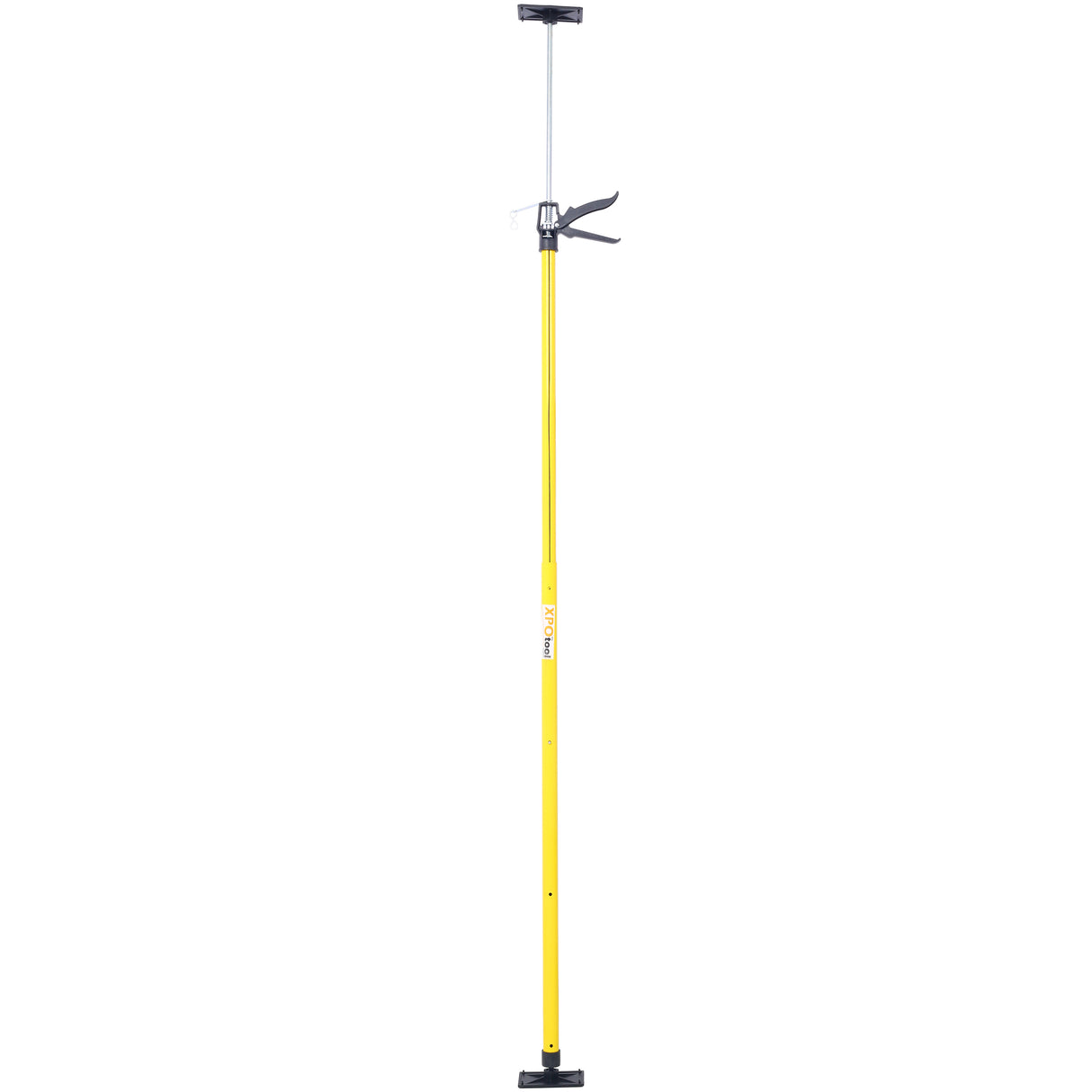 2Pack Adjustable Support Pole Steel 3rd Hand System Rod Extends from 45 to 114 Inch--Yellow