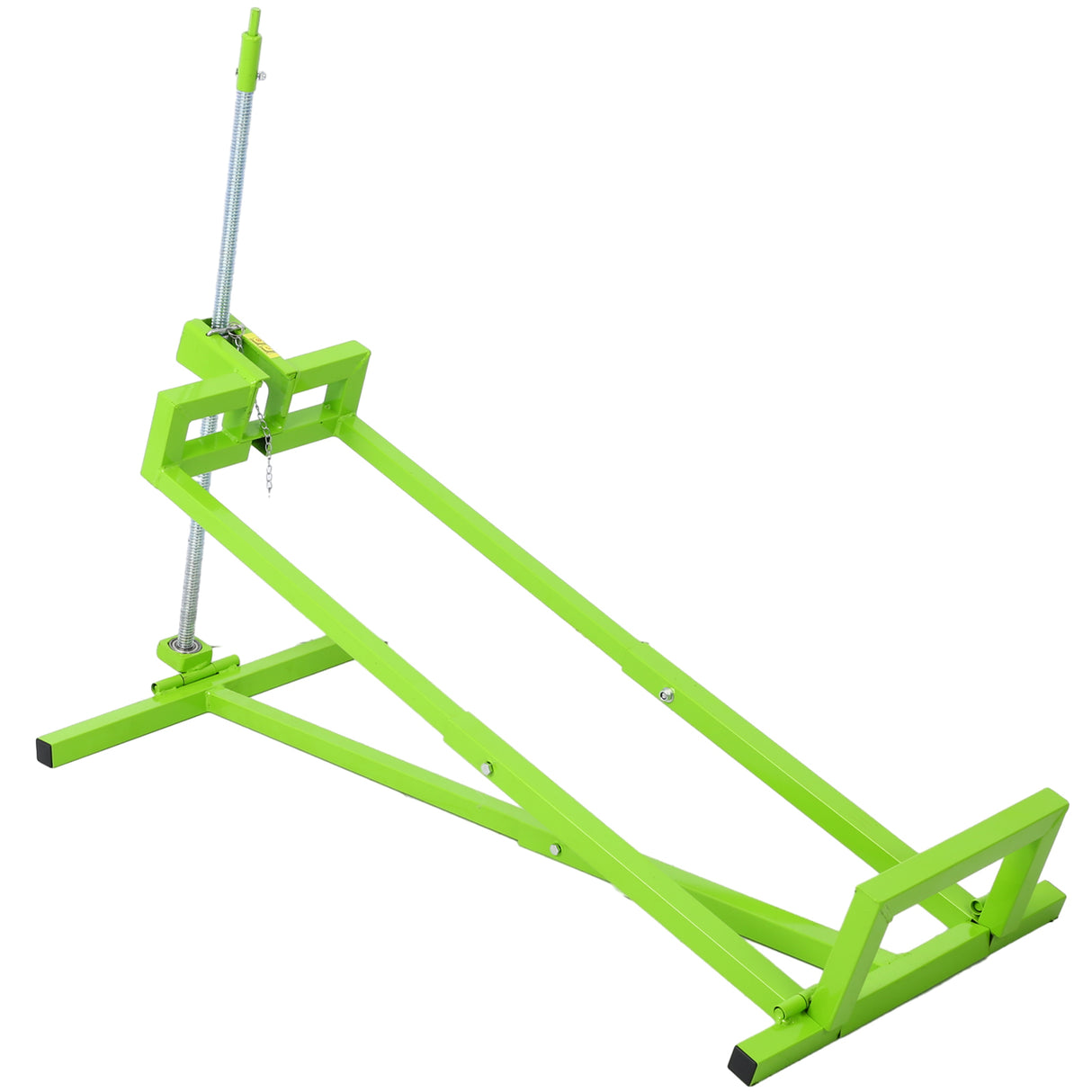Easy Lawn Mower Lift 800 Lbs Capacity Ride-on Cleaning Aid Universal + 45° Tilt Adjustable--Green