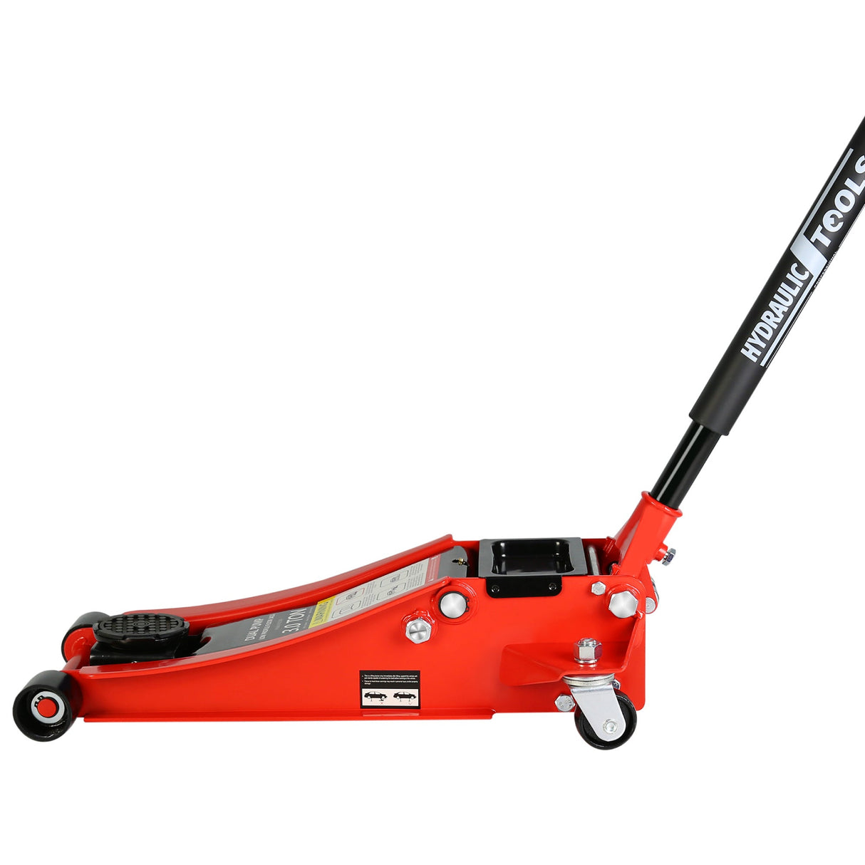 6600 Lbs Hydraulic Low Profile and Steel Racing Floor Jack with Dual Piston Quick Lift Pump Lifting Range 3.3" - 18.5" - Fab Heavy Parts