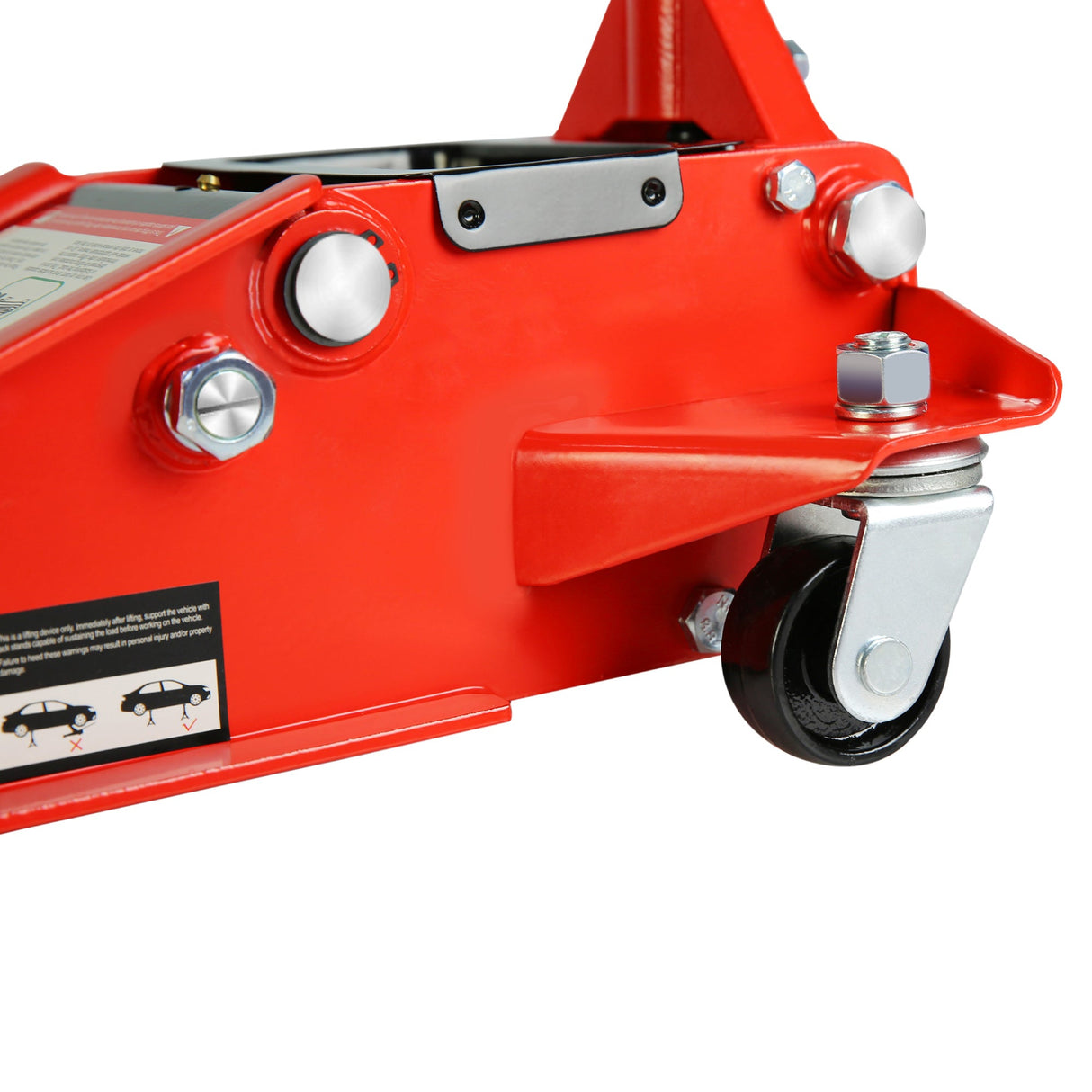 6600 Lbs Hydraulic Low Profile and Steel Racing Floor Jack with Dual Piston Quick Lift Pump Lifting Range 3.3" - 18.5" - Fab Heavy Parts