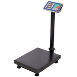 660lbs Weight Computing Digital Scale Floor Platform 0.1 lbs Accuracy with LB/KG Tare Price Calculator - Black - Fab Heavy Parts