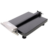 660lbs Weight Computing Digital Scale Floor Platform 0.1 lbs Accuracy with LB/KG Tare Price Calculator - Black - Fab Heavy Parts