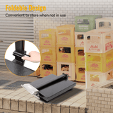 660lbs Weight Computing Digital Scale Floor Platform 0.1 lbs Accuracy with LB/KG Tare Price Calculator - Black - Fab Heavy Parts