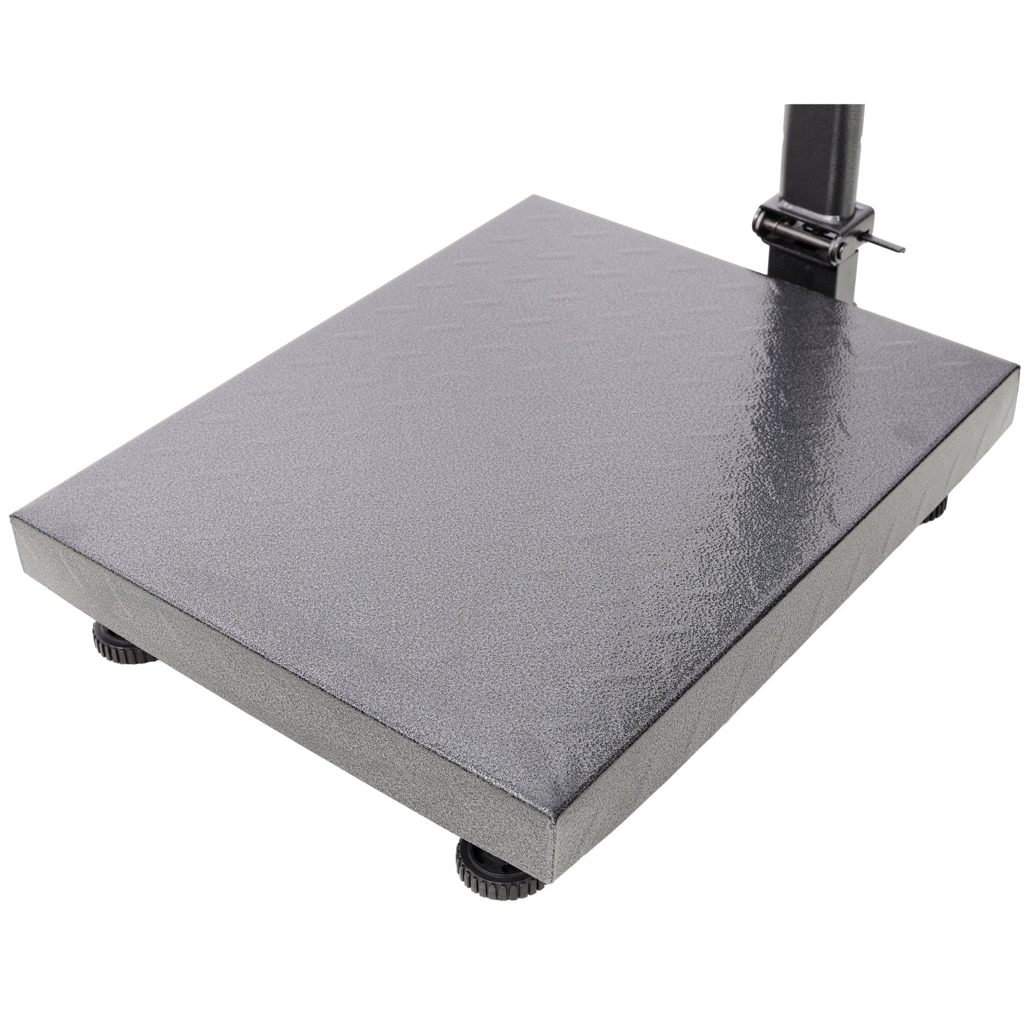 660lbs Weight Computing Digital Scale Floor Platform 0.1 lbs Accuracy with LB/KG Tare Price Calculator - Black - Fab Heavy Parts