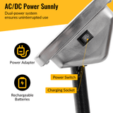 660lbs Weight Computing Digital Scale Floor Platform 0.1 lbs Accuracy with LB/KG Tare Price Calculator - Black - Fab Heavy Parts