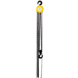 Chain Hoist 4400lbs 2T Capacity 10ft with 2 Heavy Duty Hooks Manual Steel Construction--Yellow