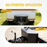 36"X12"X12" Anhängerdeichselbox mit Schloss und Schlüsseln, Karbonstahl, strapazierfähig, für den Einsatz