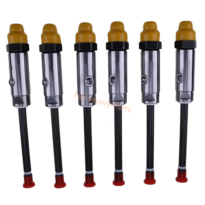 6 PCS Fuel Injector 0R-3418 0R3418 Fits for Caterpillar CAT Engine 3304 3304B 3306 3306B Excavator 215 219 225 229 235 E240 E300