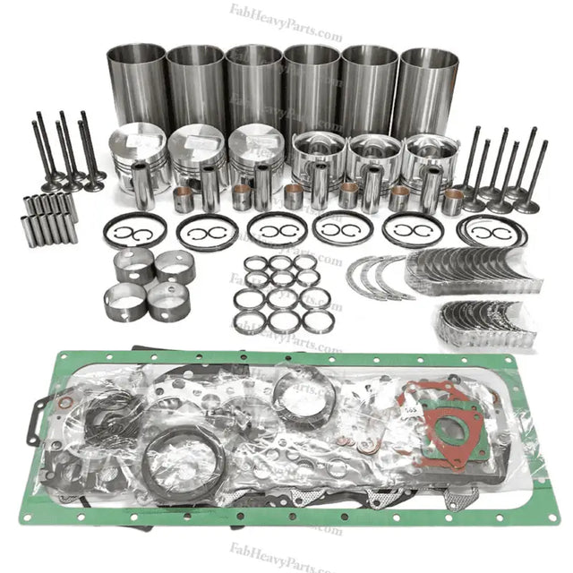 Kit de reconstrucción de revisión del motor para Mitsubishi 6D24 Excavador Kobelco SK320LC-3 SK320-3 SK310LC-3 SK310-3