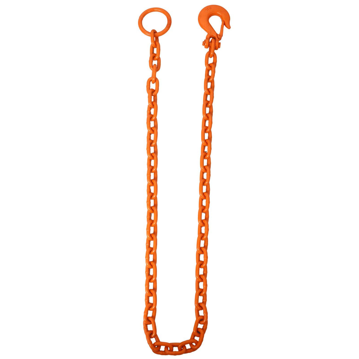 6ft Log Grubber Tugger Chain - Orange - Fab Heavy Parts