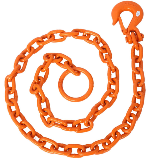 6ft Log Grubber Tugger Chain - Orange - Fab Heavy Parts