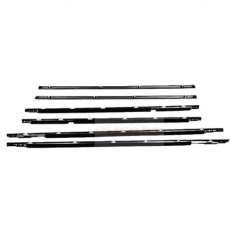 6Pcs Door Belt Molding Fits for Toyota Lexus LX450 Land Cruiser 80 FJ80 FZJ80 1990 - 1999 - Fab Heavy Parts
