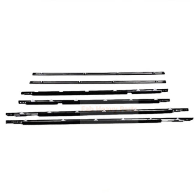 6Pcs Door Belt Molding Fits for Toyota Lexus LX450 Land Cruiser 80 FJ80 FZJ80 1990 - 1999 - Fab Heavy Parts