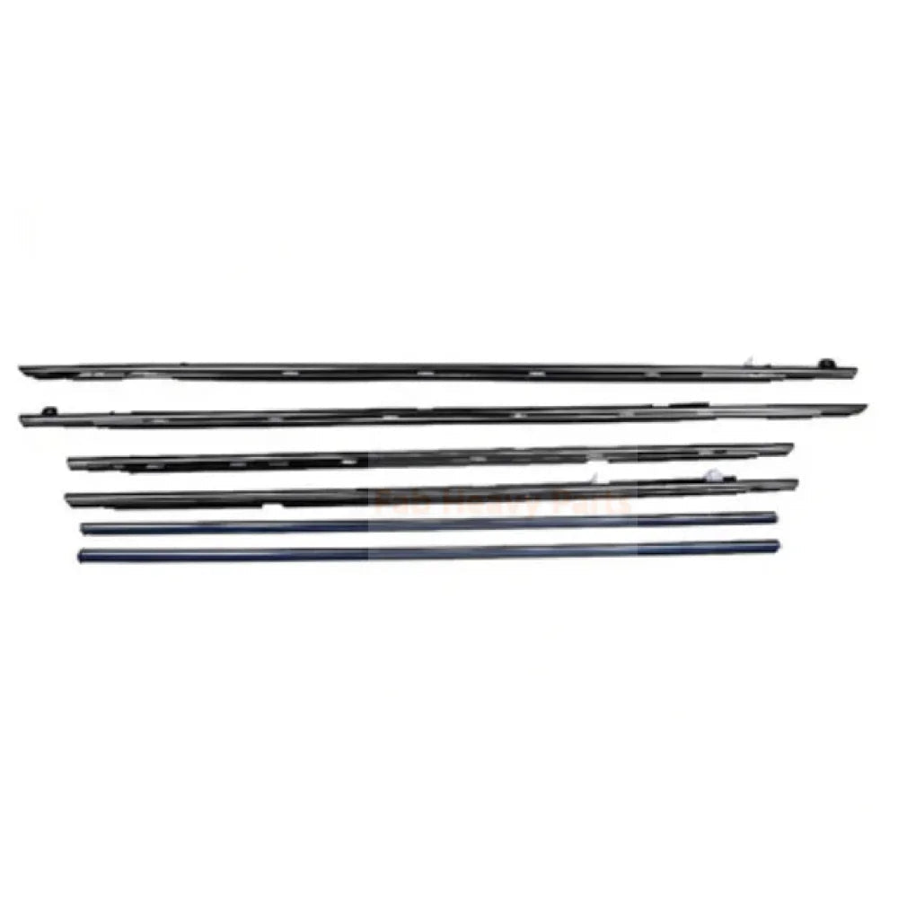6Pcs Door Belt Molding Fits for Toyota Lexus LX450 Land Cruiser 80 FJ80 FZJ80 1990 - 1999 - Fab Heavy Parts