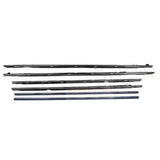 6Pcs Door Belt Molding Fits for Toyota Lexus LX450 Land Cruiser 80 FJ80 FZJ80 1990 - 1999 - Fab Heavy Parts