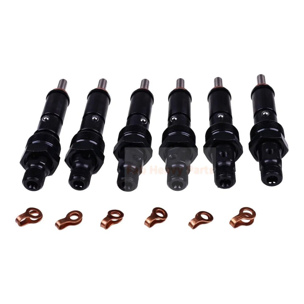6PCS Fuel Injector 4940785 Fits for Cummins Engine 4B3.9 B5.9 6B5.9 6BT5.9 - Fab Heavy Parts