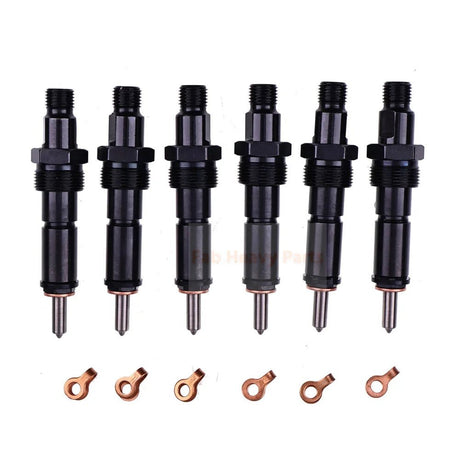 6PCS Fuel Injector 4940785 Fits for Cummins Engine 4B3.9 B5.9 6B5.9 6BT5.9 - Fab Heavy Parts