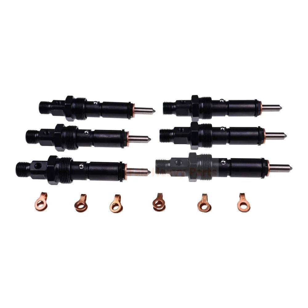 6PCS Fuel Injector 4940785 Fits for Cummins Engine 4B3.9 B5.9 6B5.9 6BT5.9 - Fab Heavy Parts