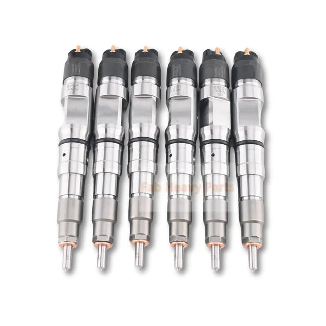 6PCS Fuel Injector 51101006032 51101006035 51101006048 51101006125 for MAN Engine D2066LF01 - Fab Heavy Parts