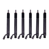 6Piece Fuel Injector 6743-11-3320 Fits for Komatsu Engine SAA6D114E-2A SAA6D114E-2CC Excavator PC300-7 PC360-7