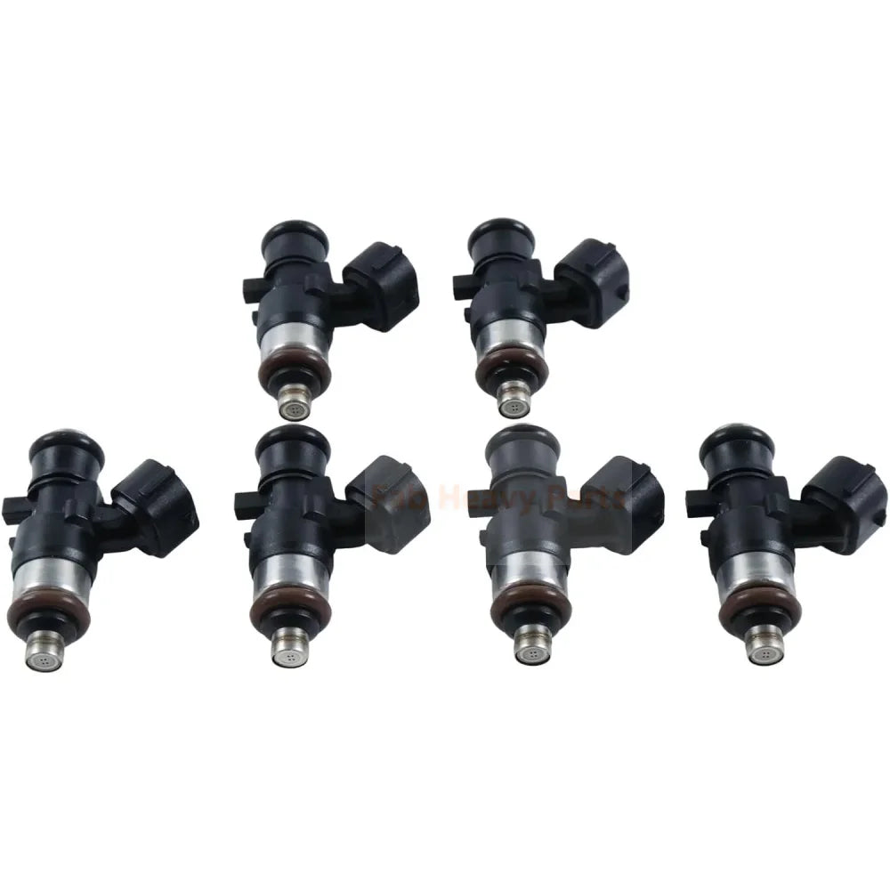 6PCS Fuel Injector 6AW-13761-00-00 Fits for Yamaha Outboard 200HP 225HP 250HP 300HP