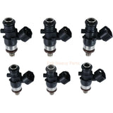 6PCS Fuel Injector 6AW-13761-00-00 Fits for Yamaha Outboard 200HP 225HP 250HP 300HP