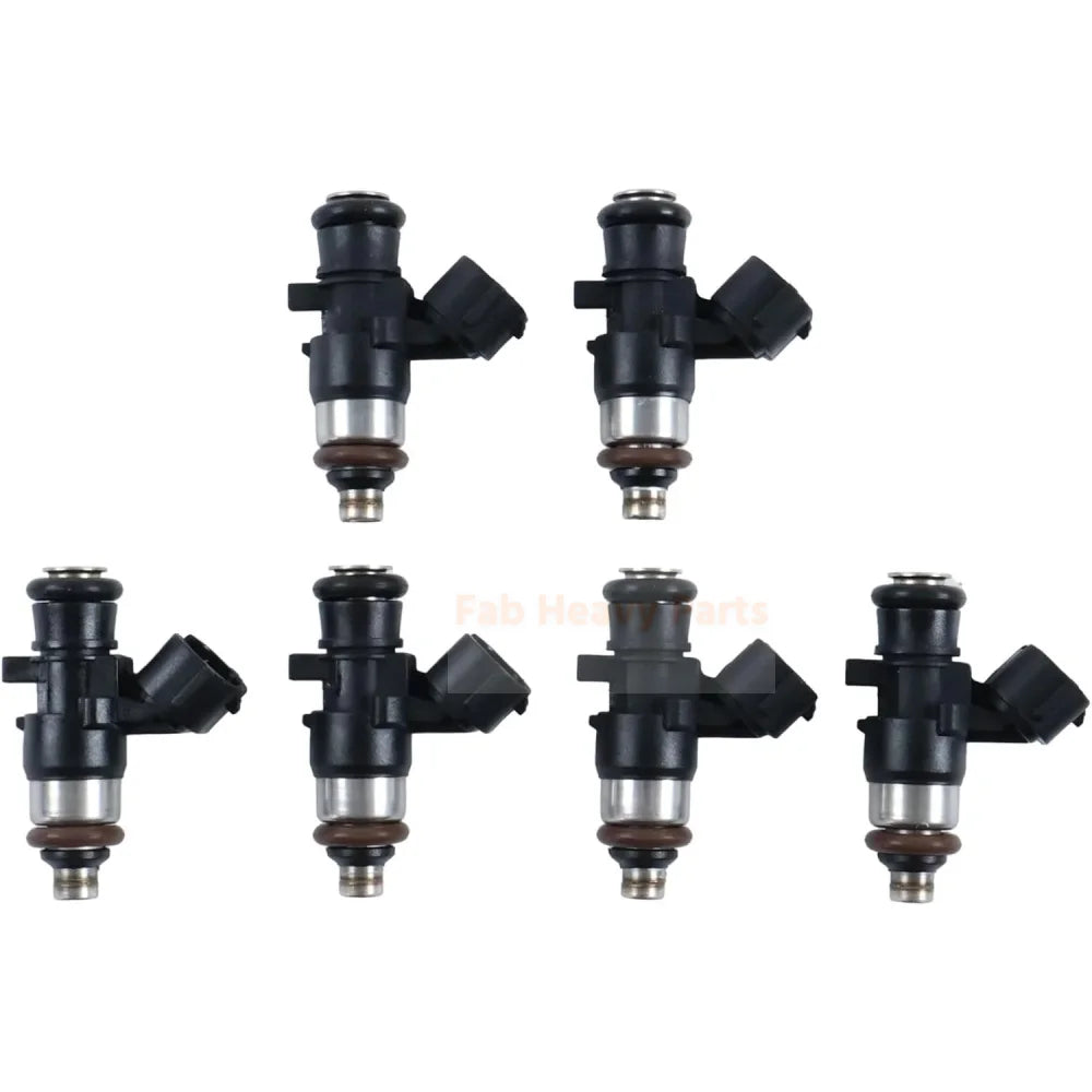 6PCS Fuel Injector 6AW-13761-00-00 Fits for Yamaha Outboard 200HP 225HP 250HP 300HP