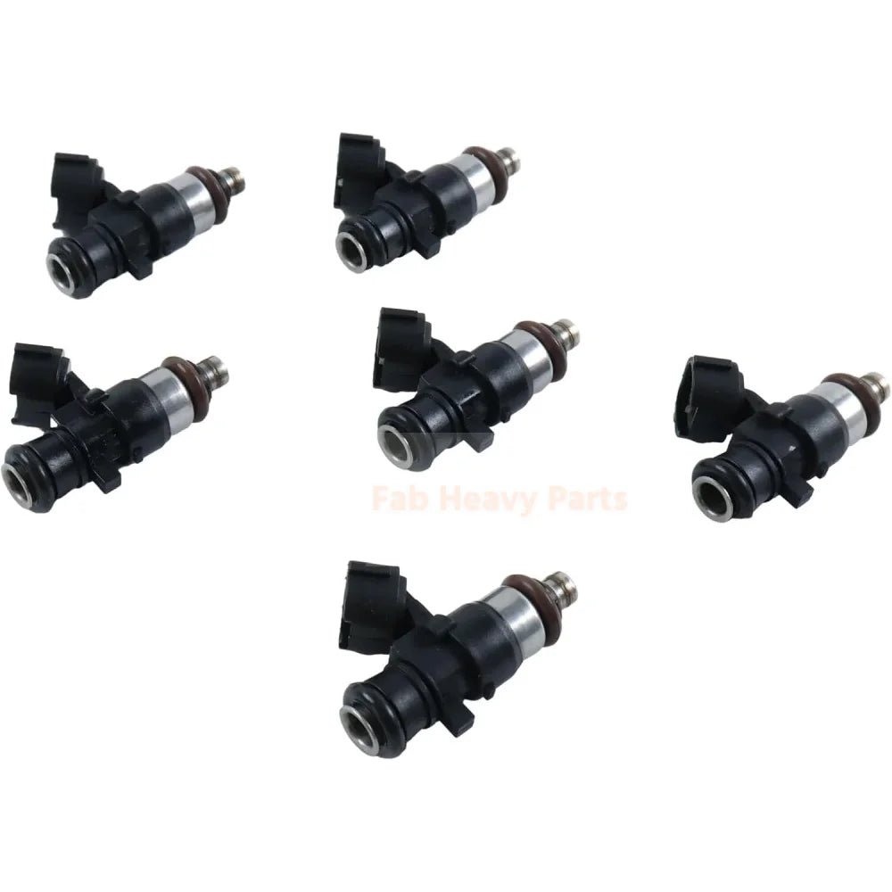 6PCS Fuel Injector 6AW - 13761 - 00 - 00 Fits for Yamaha Outboard 200HP 225HP 250HP 300HP - Fab Heavy Parts