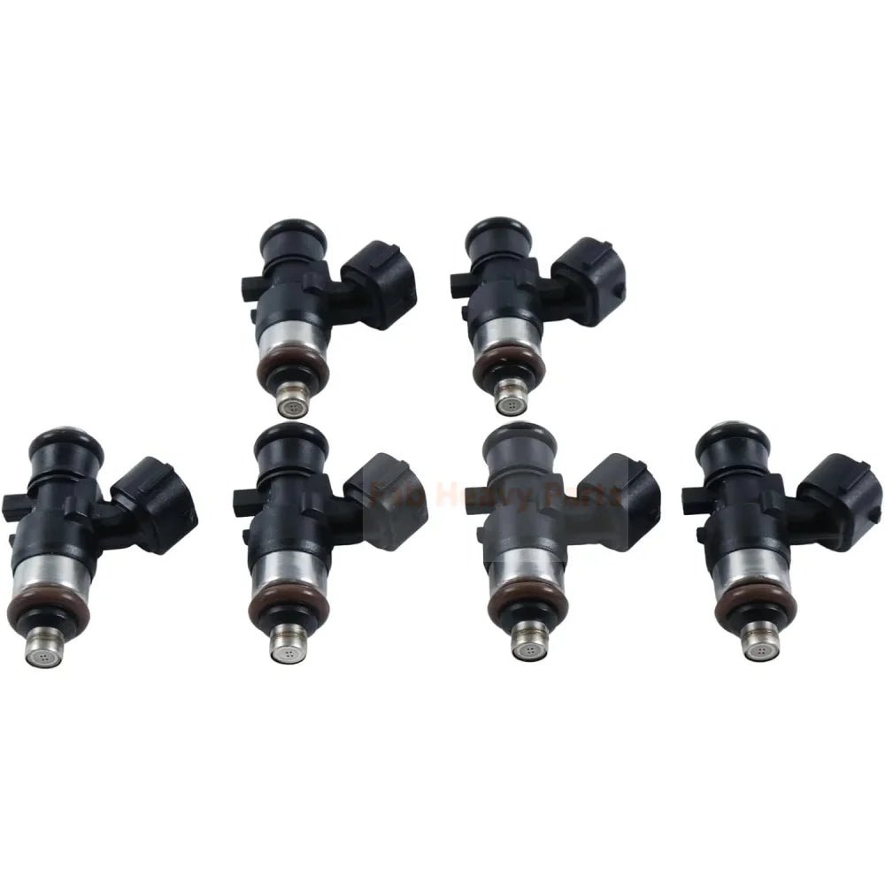 6PCS Fuel Injector 6AW - 13761 - 00 - 00 Fits for Yamaha Outboard 200HP 225HP 250HP 300HP - Fab Heavy Parts