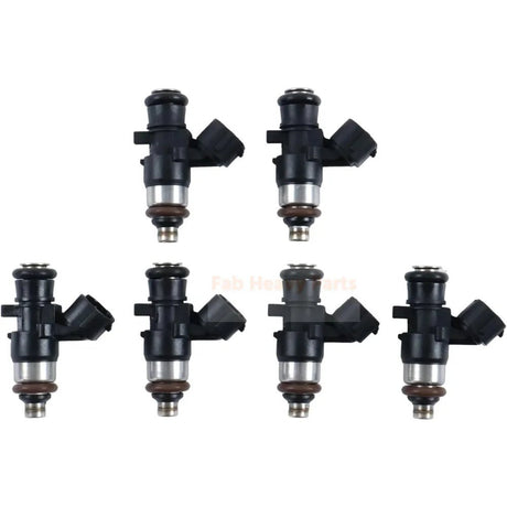 6PCS Fuel Injector 6AW - 13761 - 00 - 00 Fits for Yamaha Outboard 200HP 225HP 250HP 300HP - Fab Heavy Parts