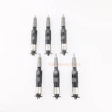 6PCS Fuel Injector RE516540 RE507860 095050 - 5050 Fits for John Deere 6068 6081 6090 - Fab Heavy Parts