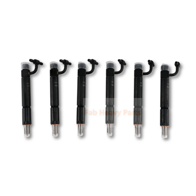 6pcs Inyector de combustible con boquilla 688840C91 749763C91 780328 FITS para el motor Navistar DT466