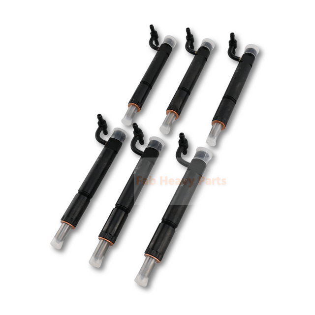 6pcs Inyector de combustible con boquilla 688840C91 749763C91 780328 FITS para el motor Navistar DT466