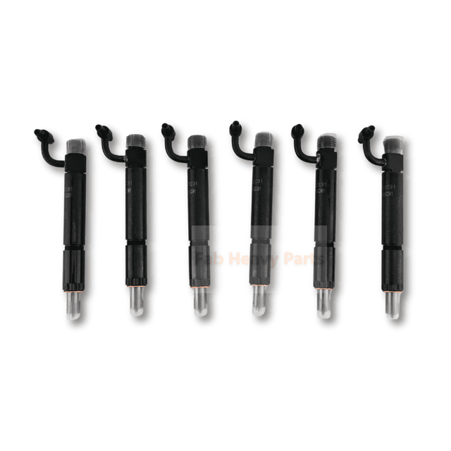 6Pcs Fuel Injector w/Nozzle 688840C91 749763C91 780328 Fits for Navistar Engine DT466 - Fab Heavy Parts