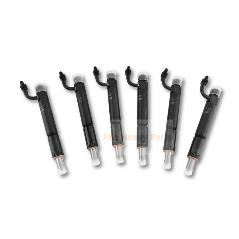 6Pcs Fuel Injector w/Nozzle 688840C91 749763C91 780328 Fits for Navistar Engine DT466 - Fab Heavy Parts