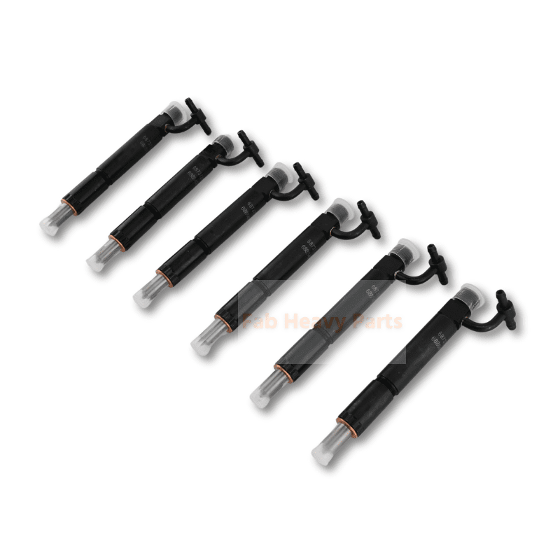 6Pcs Fuel Injector w/Nozzle 688840C91 749763C91 780328 Fits for Navistar Engine DT466 - Fab Heavy Parts