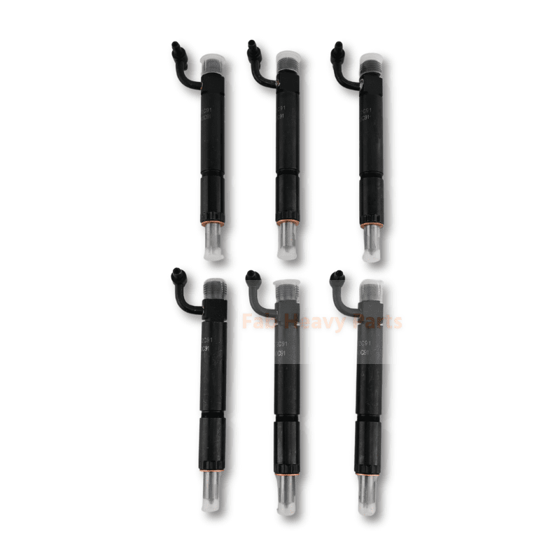 6Pcs Fuel Injector w/Nozzle 688840C91 749763C91 780328 Fits for Navistar Engine DT466 - Fab Heavy Parts