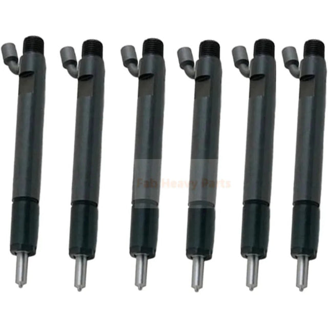 6Pcs Fuel Injectors 6742-11-3100 6743-12-3330 Fits for Komatsu SA6D114E Engine D61EX-15 D61PX-15 - Fab Heavy Parts