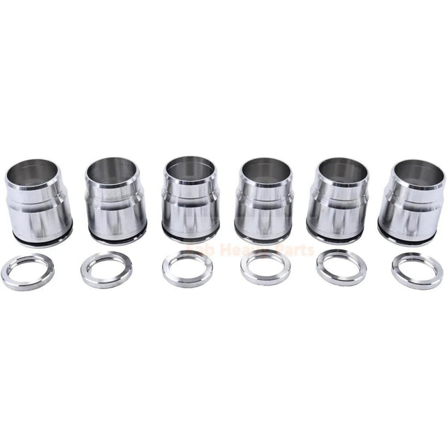 6PCS Injector Sleeve Tube w/Seal 3686961 3685966 Fits for Cummins ISX15 QSX15 X15 CM2350 Diesel Engine ISX single Cam - Fab Heavy Parts