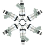 6PCS New Fuel Injectors 23250-62030 23209-62030 Fits for Toyota 4Runner 3.4L 1997-98 - Fab Heavy Parts